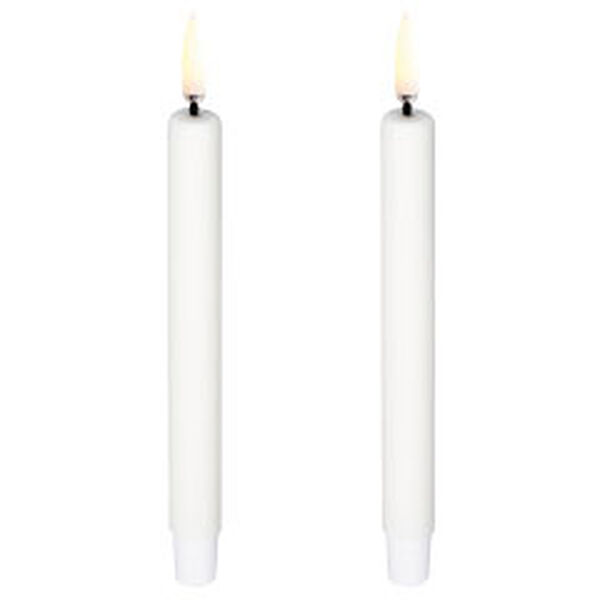 LED Mini Kronelys Nordic White 2-pk 13 x 138 cm
