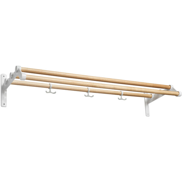 Nostalgi 291 Hattehylde Lakeret 100 cm Hvid / Birk