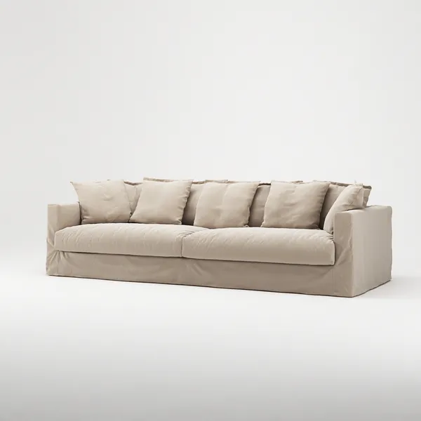 Le Grand Air 4-Seter Sofa Bomull Beige