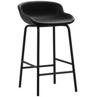 Hyg Barstol 65 cm Sort Læder / Sort
