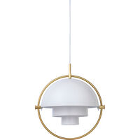 Multi-Lite Pendel 36 cm Mässing/Vit Halvmatt