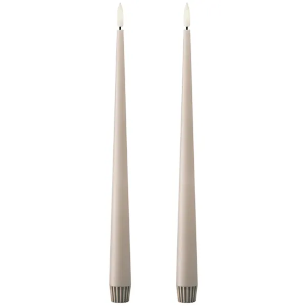 Led-Lys 2-pak 30 cm Linen Grey