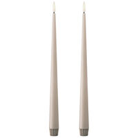 Led-Lys 2-pak 30 cm Linen Grey
