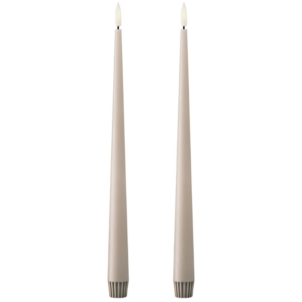 Led-Lys 2-pak 30 cm Linen Grey