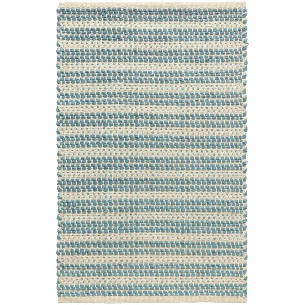 Dune Matto Kierrätetty PET-muovi 180x270 cm Dusty Blue / Off-white