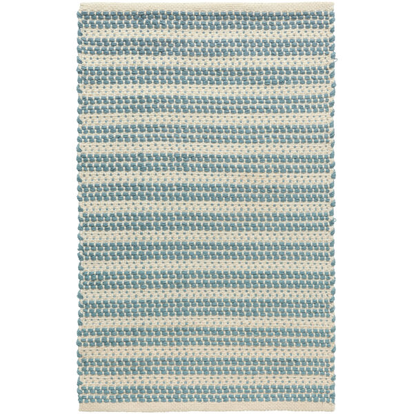 Dune Matto Kierrätetty PET-muovi 60x90 cm Dusty Blue / Off-white