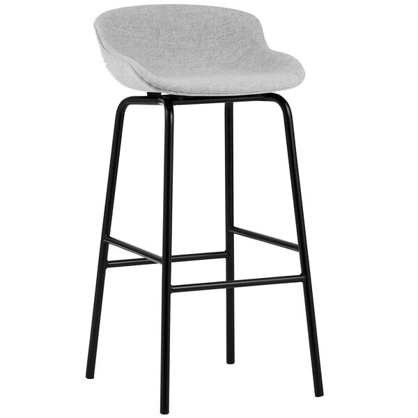 Hyg Barstol 75 cm Grå / Svart