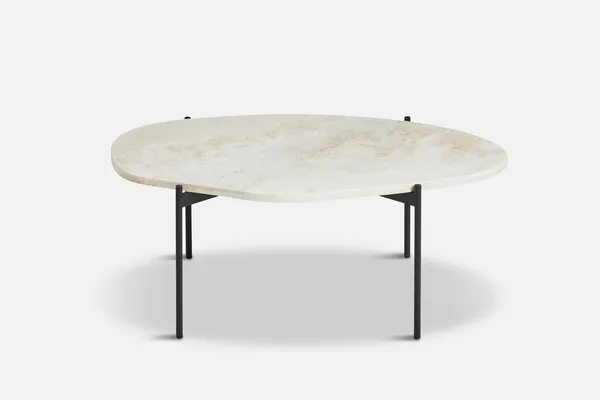 LA TERRA Salongbord Travertin Ivory L: 95 cm