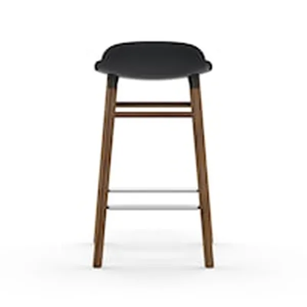 Form Barstol 65 cm Sort/Valnøtt