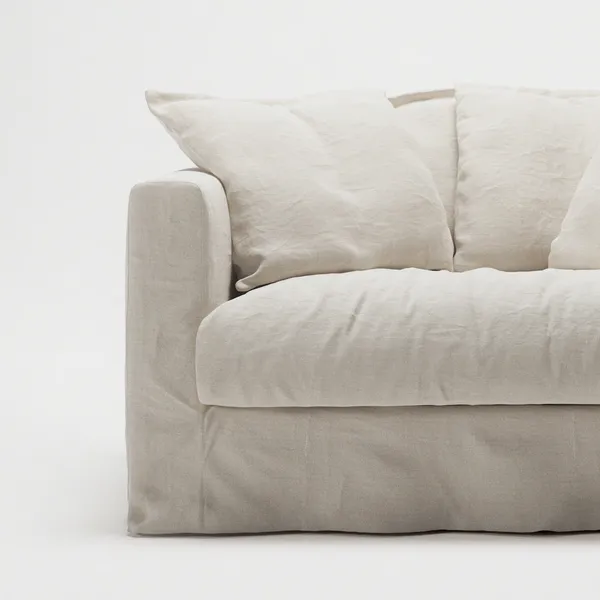 Stopning Til Le Grand Air Love Seat Lin Creamy White