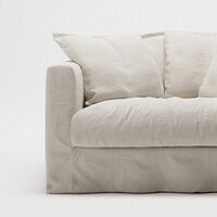 Stopning Til Le Grand Air Love Seat Lin Creamy White