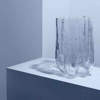 Crackle Vas 37 cm Klar