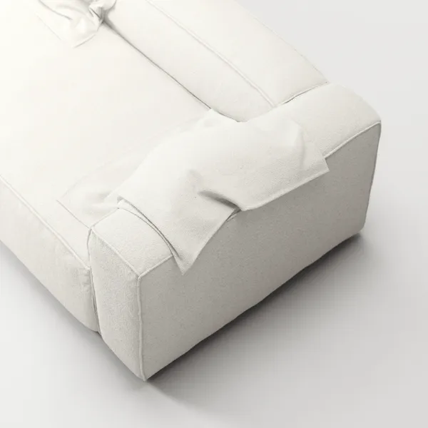 Grand Sofa 2-seters Steam White