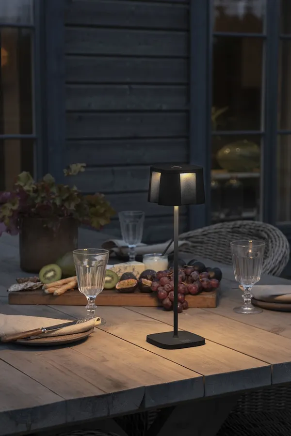 Nice Bordlampe Bærbar Svart