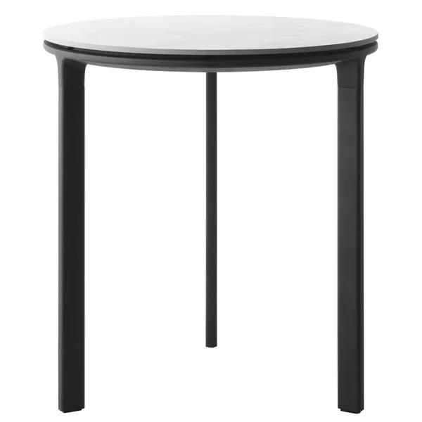 421 Sivupöytä Ø40 cm Tumma Tammiviilu