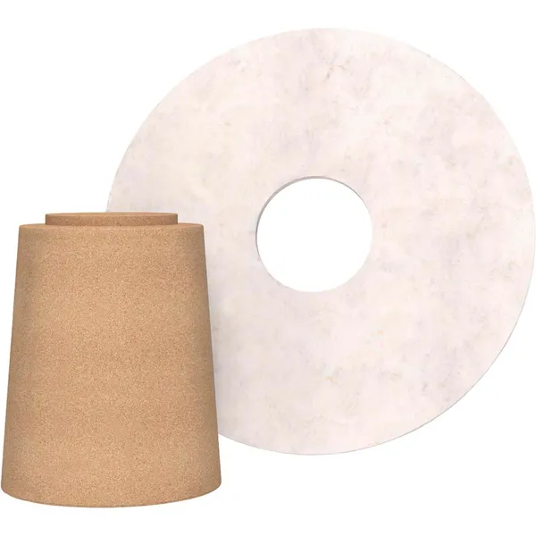 Sintra Spisebord Ø135 cm Hvid Marmor / Cork