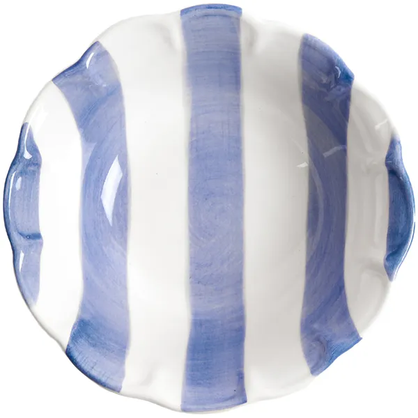 Stripe Skål 15 cm Blå