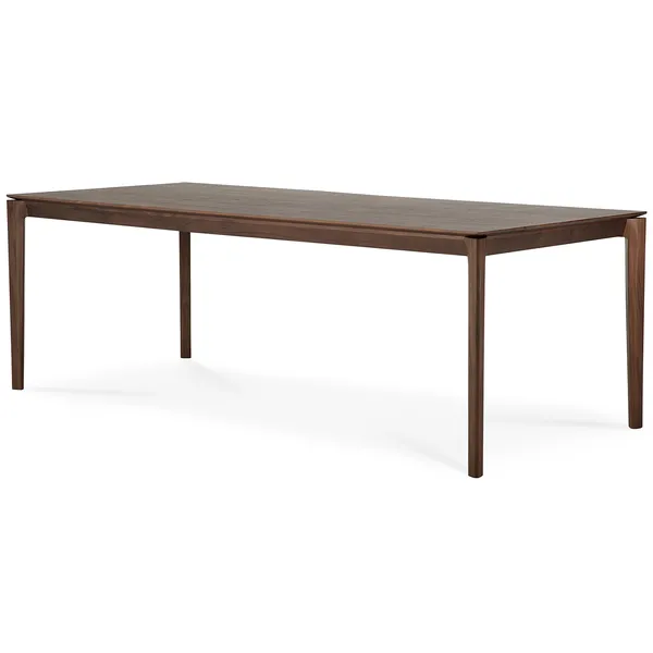 Bok Spisebord Sortbejdset Teak 95x220 cm