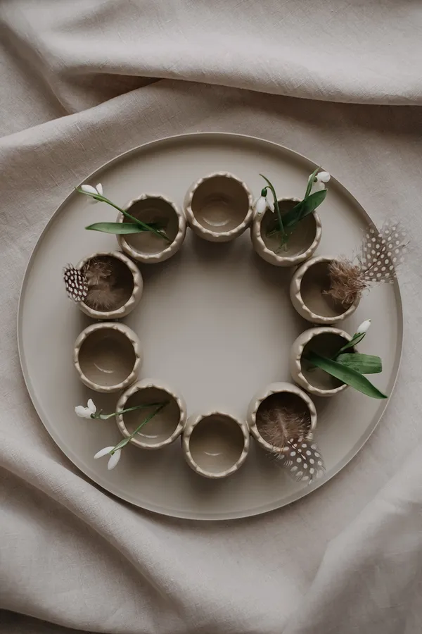 Wreath Påskedekorasjon Ø25 cm Sand