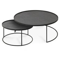 Round Tray Sofabord Sæt L/XL
