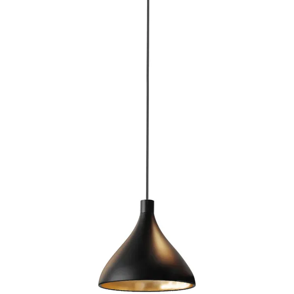 Swell Pendel 30 cm Svart / Mässing