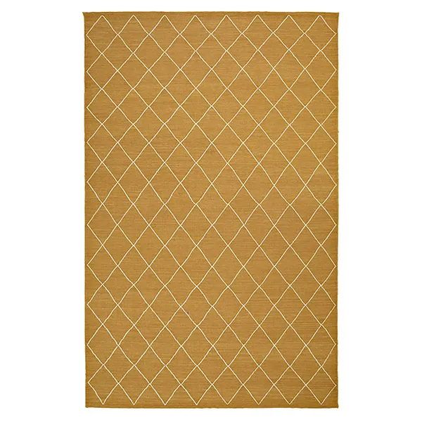 Diamond Dhurry Gulvteppe 184x280 cm Masala Yellow