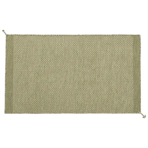 Ply Matto Kierrätetty Polyesteri Moss Green 85x140 cm