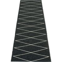 Max Gulvtæppe 70x240 cm Black/Vanilla