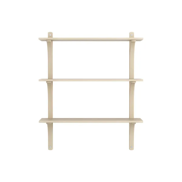 Levi Vegghylle 90 cm Medium Aluminium / Naturlack Ask