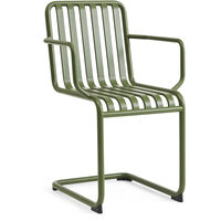 Palissade Cantilever Armchair Olive powder coated steel