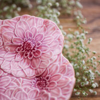 Maria Flor Tallerken 28 cm Rosa