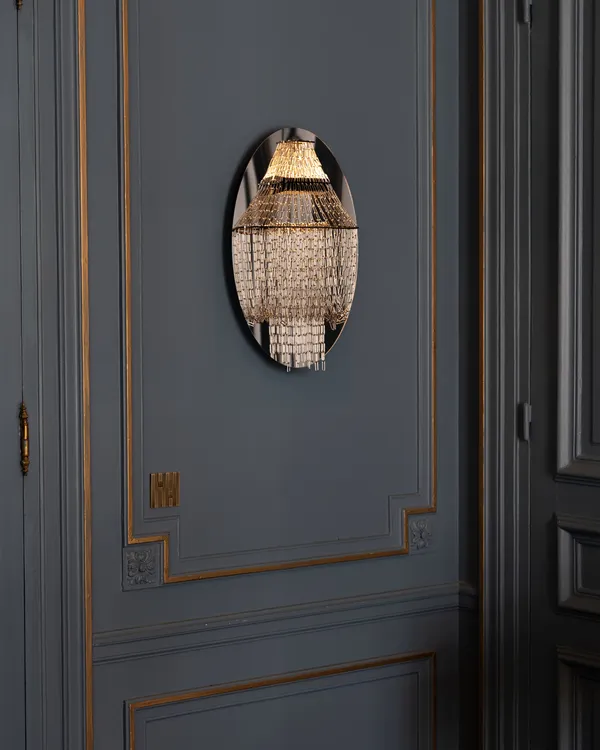 La Lampe C Vägglampa Rostfritt Stål