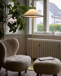 Tafta Gulvlampe Ø52 cm Sort / Off-white