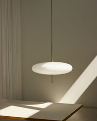 Model 2065 Pendel Champagne / Vit