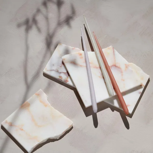 Stearinlys by Ester&Erik 6-pak Offwhite