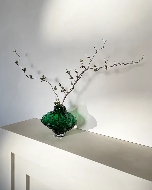 Canyon Vase 23 cm Grønn