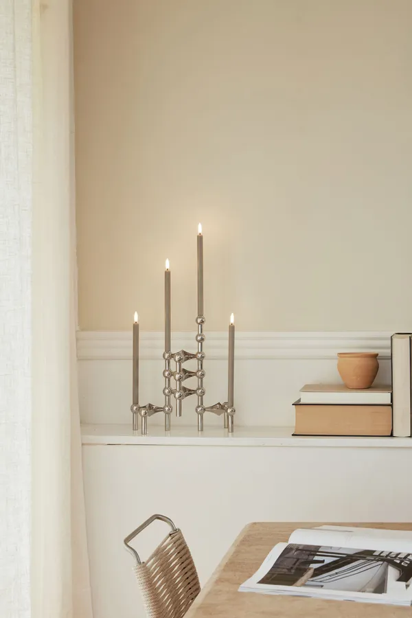 Taper Candles By Uyuni Led-Ljus 2-pack Vit