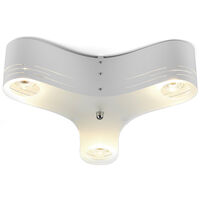 Clover Loftslampe Hvid