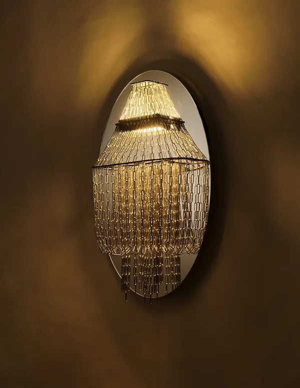 La Lampe C Vägglampa Rostfritt Stål