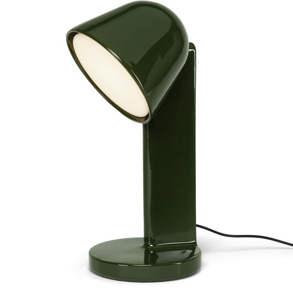Céramique Down Bordlampe Moss Green