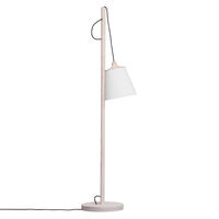 Pull Gulvlampe Hvit / Eik