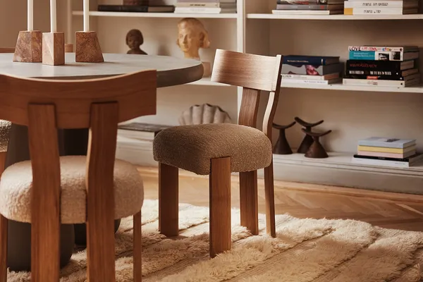 Alba Stol Ek / Bouclé Sand