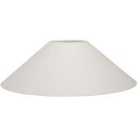 Basic Flat Lampeskjerm Hvit 36 cm