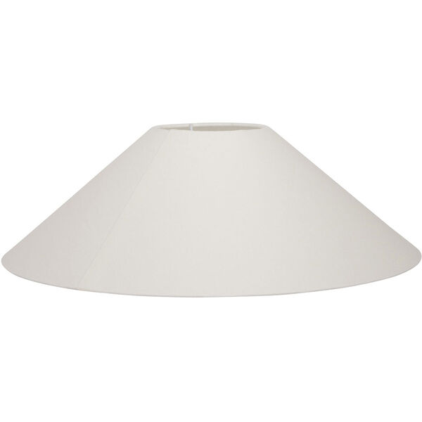 Basic Flat Lampunvarjostin Valkoinen 36 cm