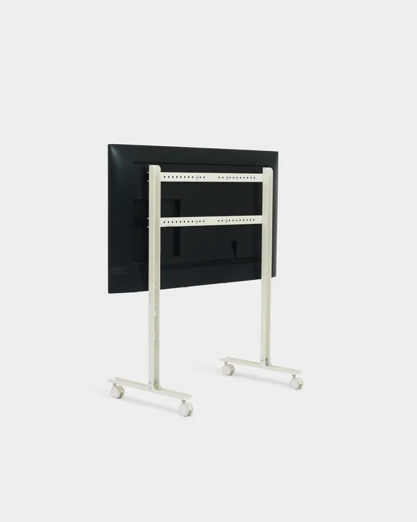Straight Rollin' Tv Stand Pearl