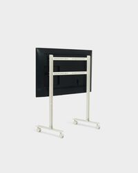 Straight Rollin' Tv Stand Pearl