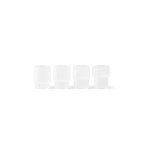 Ripple Juomalasi Small 6 cl 4 kpl:n pakkaus Frosted
