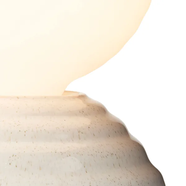 Wake Table Lamp Pebble White