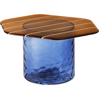 Striche Coffee Table Orange / Blue