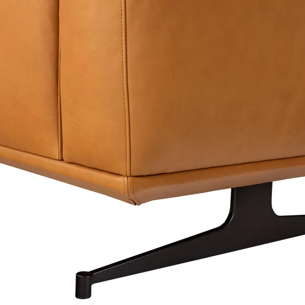 Inland AV21 Lænestol Læder Noble Cognac / Warm Black